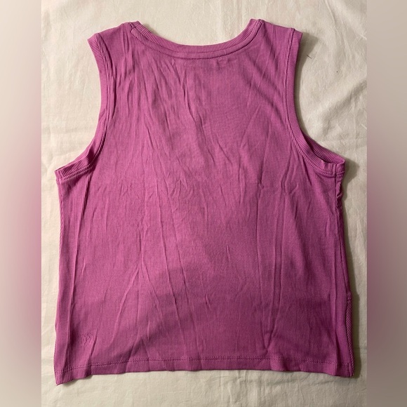 All In Motion Crop Tank Top in Purple - Picture 6 of 9